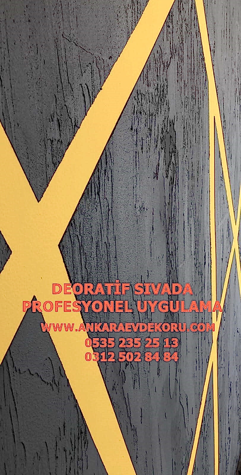 Dekoratif S�va Uygulamas� *Detaylar*